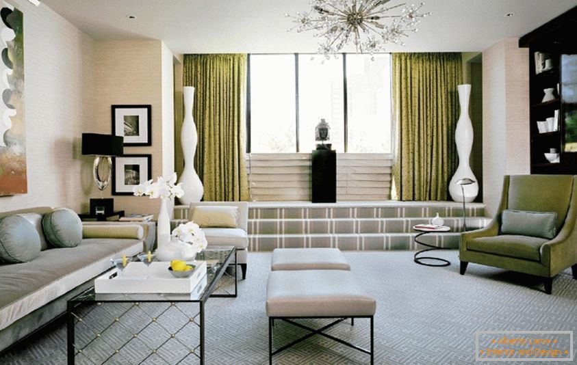Art Deco-Stil im Wohnzimmer