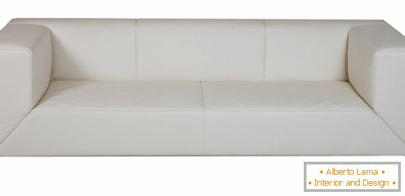 Weißes Longueville Sofa