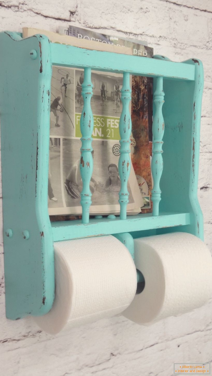 Türkis Vintage Toilettenpapierhalter