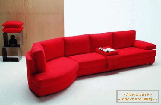 rot-modulares Sofa