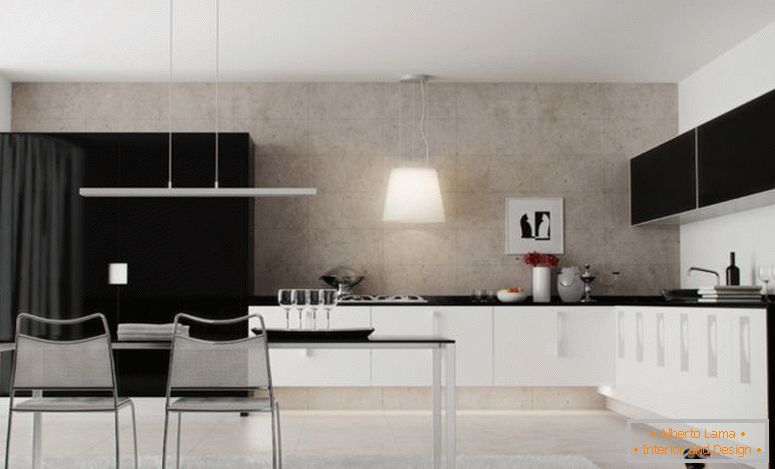schwarz-küchenschrank-design-schwarz-weiß-küchenschrank-design
