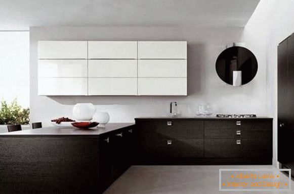 Schwarz-Weiß-Küche, Foto 14