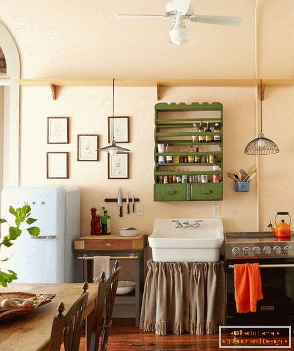 Rustikale Küche Wand Dekor