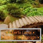 Bambusbrücke auf der Website
