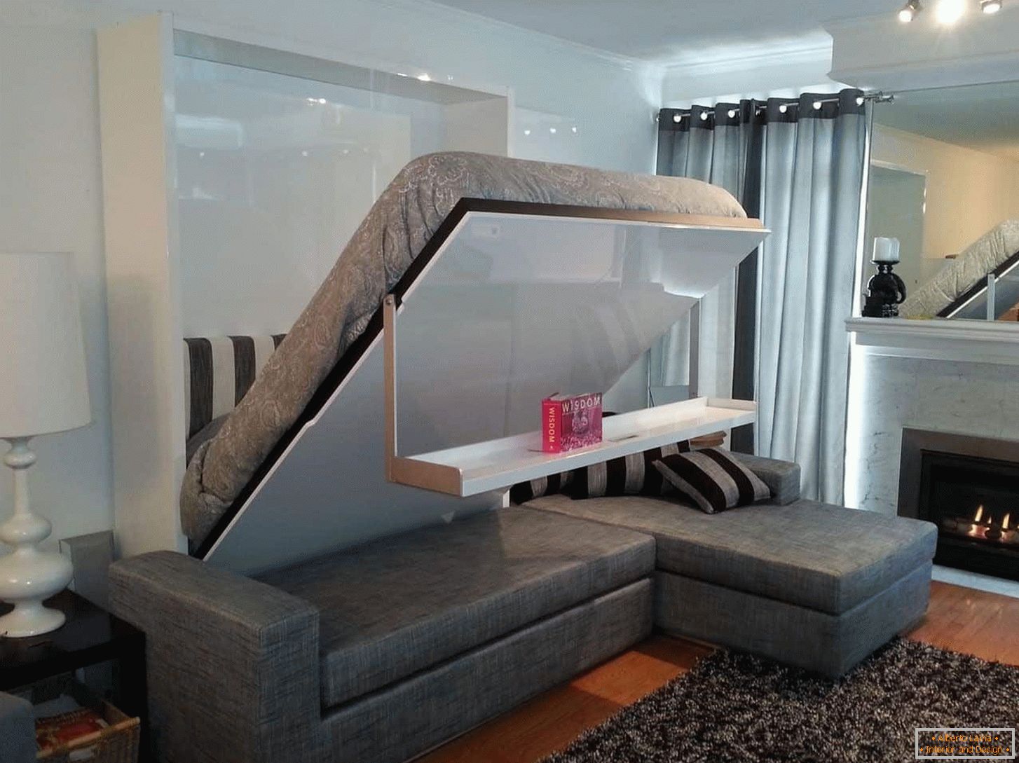 Schlafsofa, komfortabler Trafo für ein kombiniertes Wohn- und Schlafzimmer