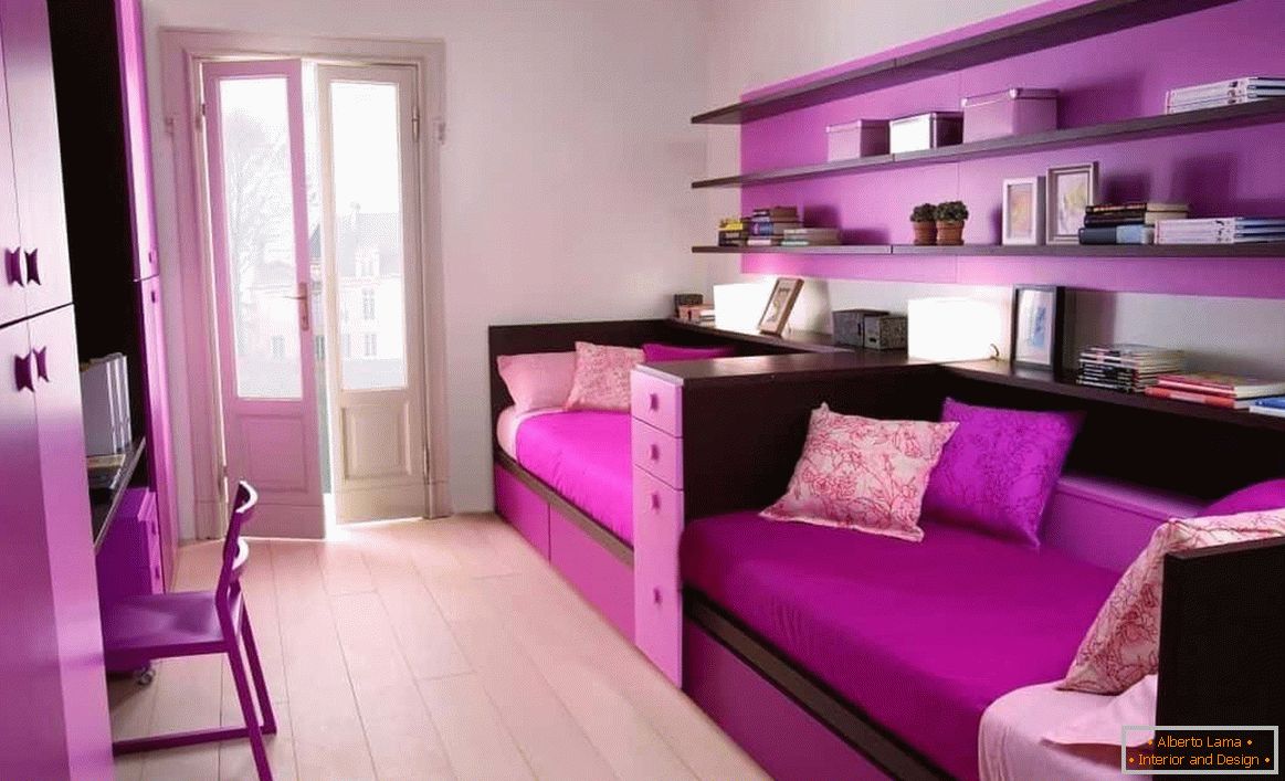 Juicy Farbe von Möbeln für Mädchen Schlafzimmer