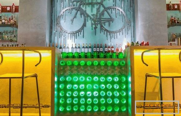 Was sollte das richtige Design des Cafés sein - das Design der Fahrradbar