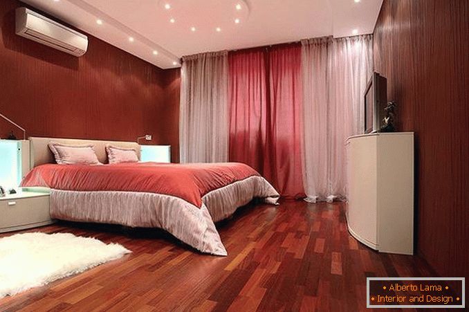 rotes Schlafzimmerdesign, Foto 9