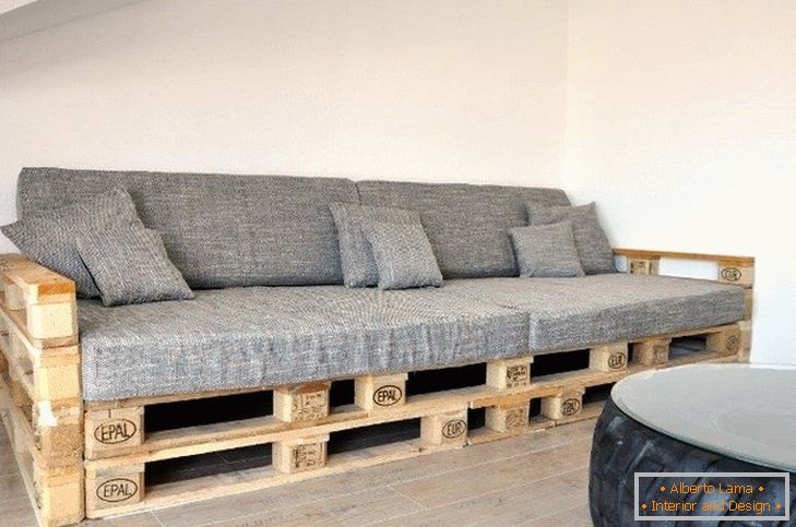 Sofa von Paletten