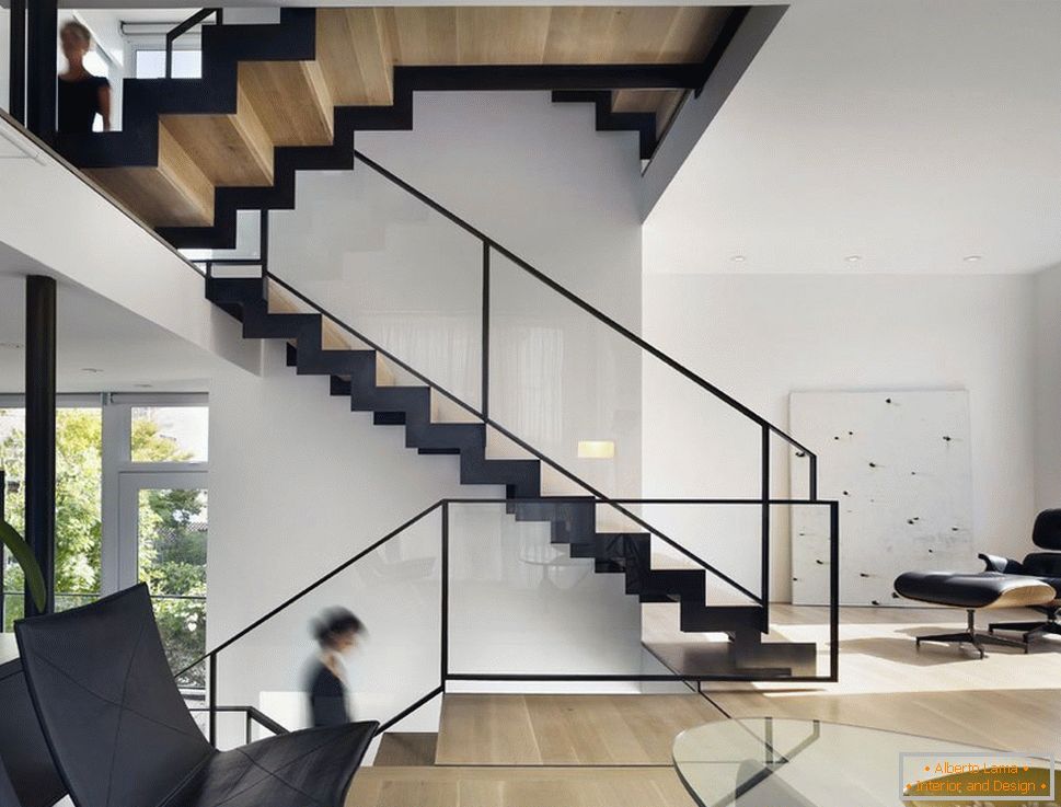 Moderne Treppe für das Haus
