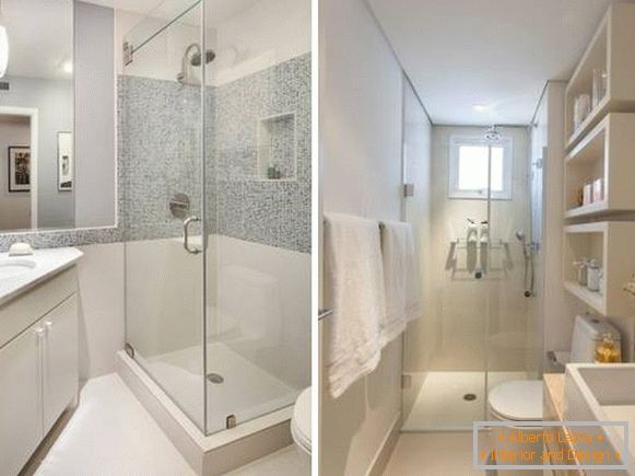 Badezimmer - Design Foto Badezimmer mit Duschraum kombiniert