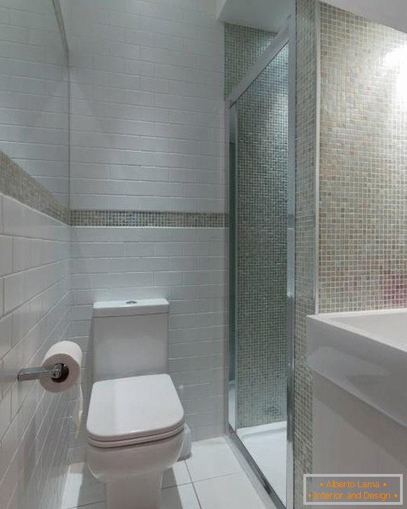 Kleines kombiniertes Badezimmer - die besten modernen Ideen
