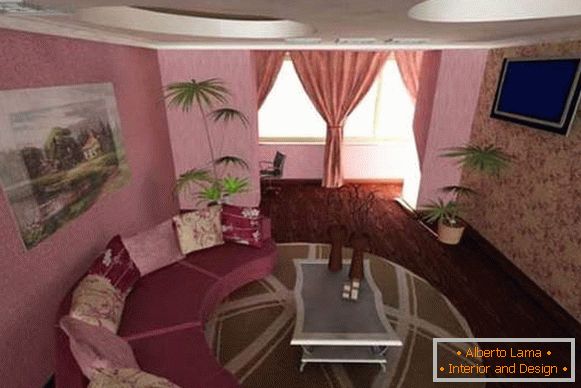 Design von kleinen Zimmern in der Wohnung - eine Halle in einem Einzimmer-Chruschtschow