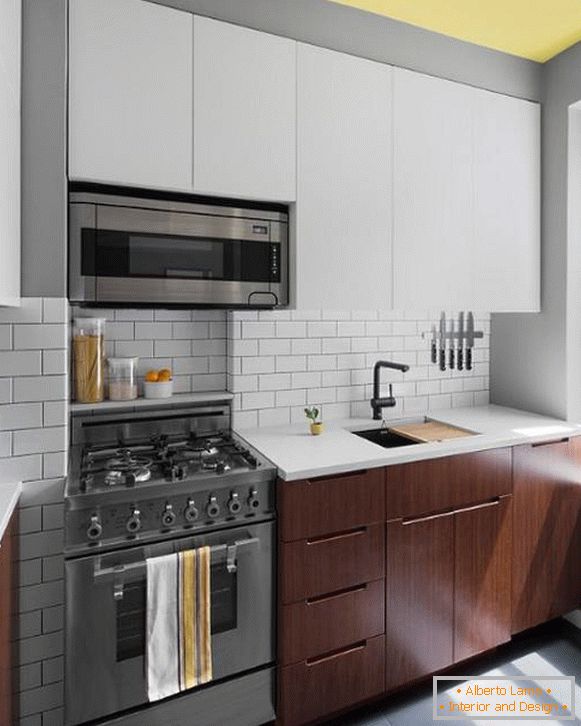 Die besten Ideen für das Design einer kleinen Küche in der Wohnung Chruschtschow
