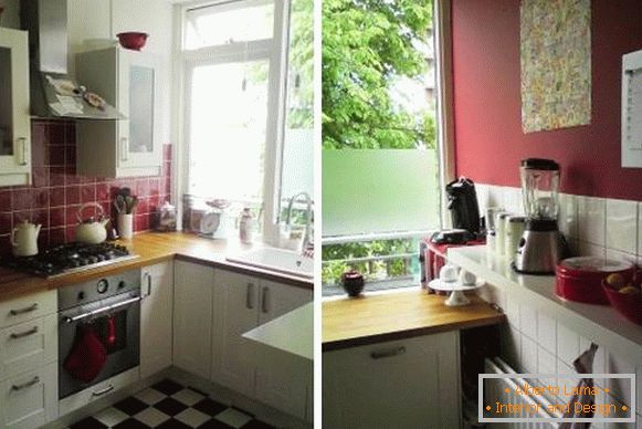 Design einer kleinen Küche in Chruschtschow - 7 qm