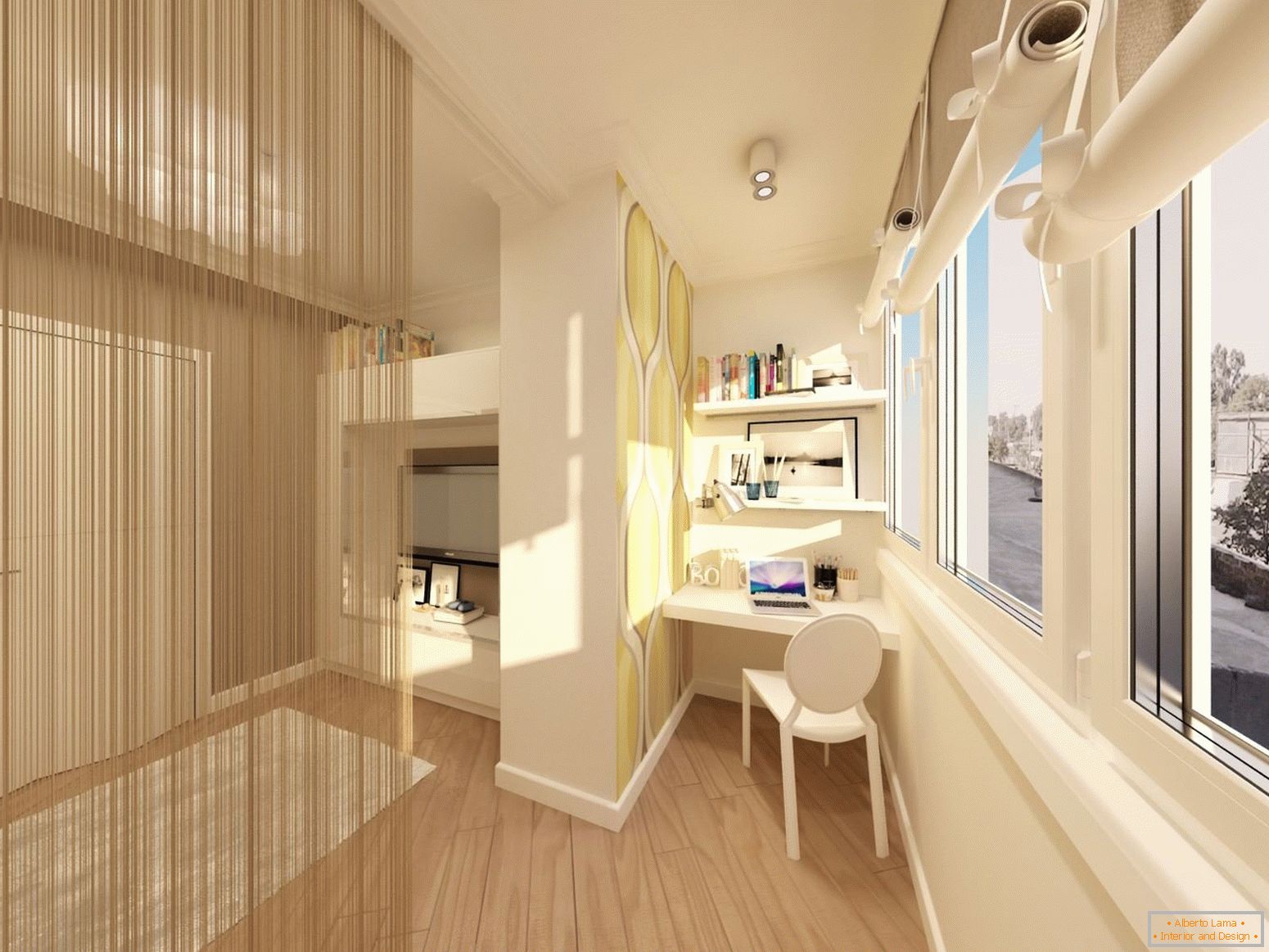 Studio-Wohnung 36 m² mit Balkon