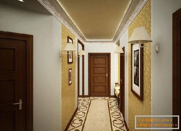 Flur für einen schmalen Korridor Fotodesign, Foto 19