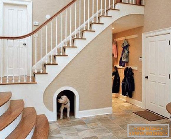 Flur im Haus mit Treppen Design Foto, Foto 38
