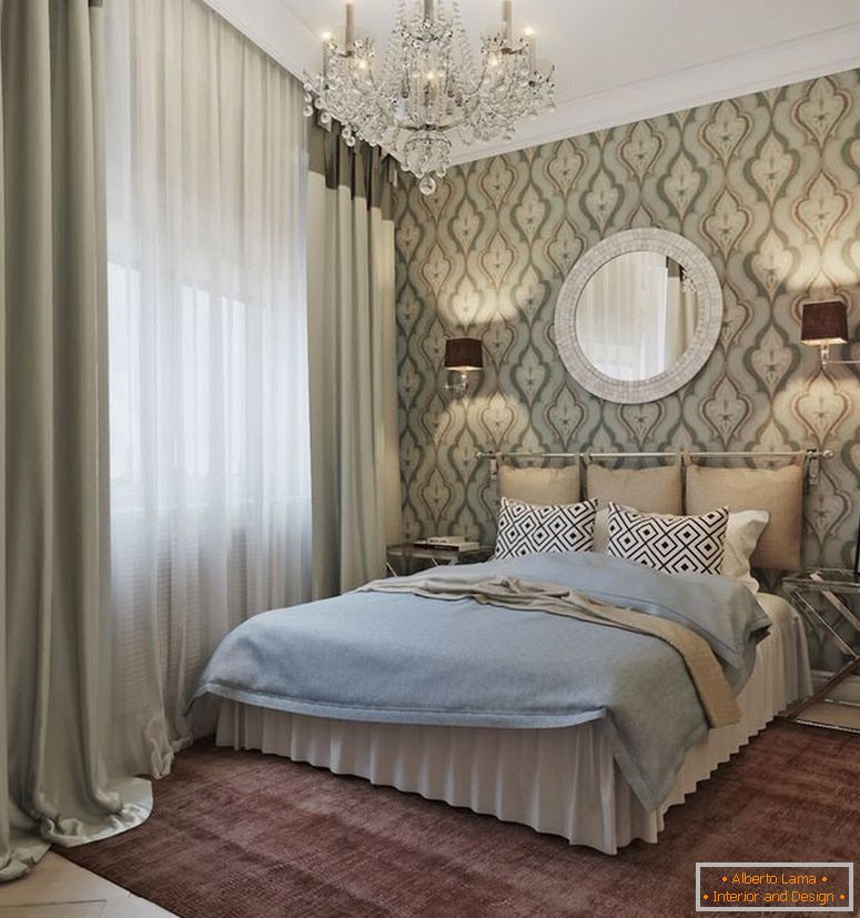 Stilvolles Schlafzimmer im klassischen Stil