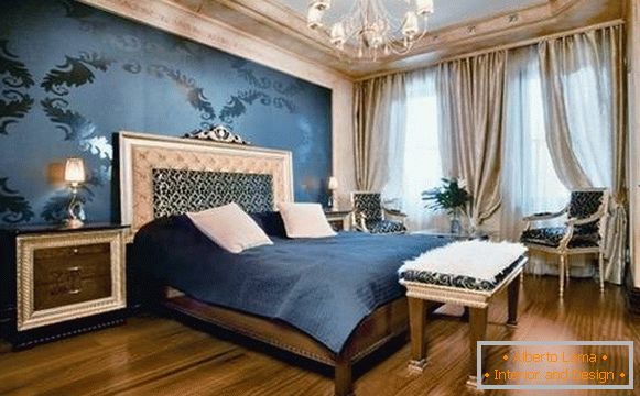 Saphirblau im Schlafzimmer Design