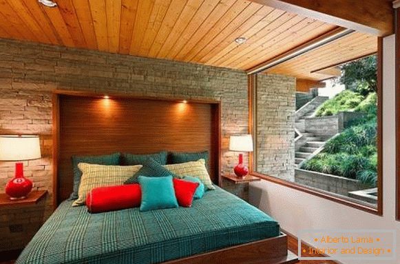 Modernes Schlafzimmer im minimalistischen Stil
