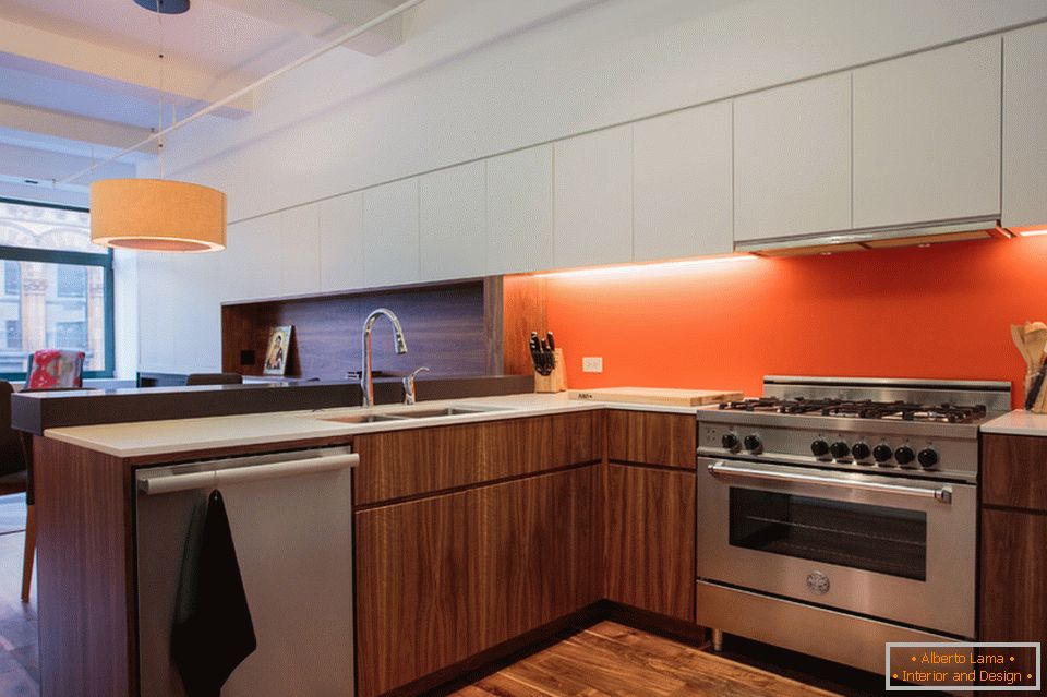 Stilvolle Duplex-Küche in Manhattan