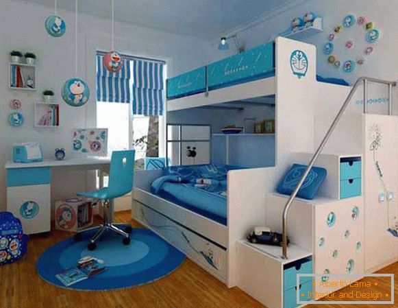 Etagenbett im Kinderzimmer