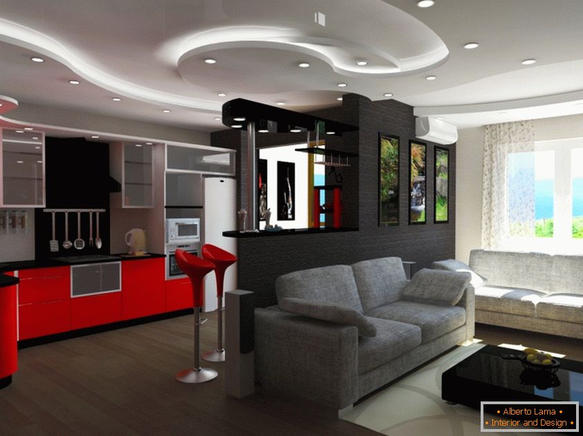Design-Studio-Apartment 30 Quadratmeter. m