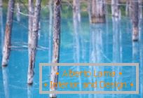 Der blaue Teich von Hokkaido