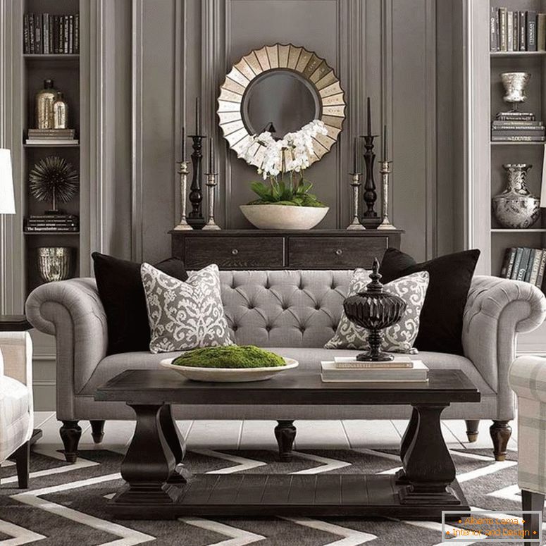 modern-chesterfield-sofa-in-traditionell-grau-wohnzimmer-designhomeas-com