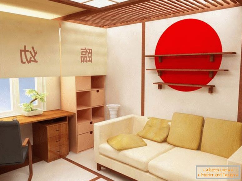Klein-Wohnzimmer-im-japanischen Stil-1024x768