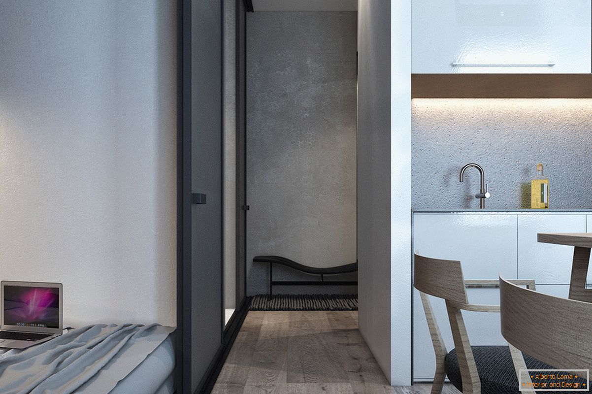 Design für eine kleine Wohnung im skandinavischen Stil - фото 4