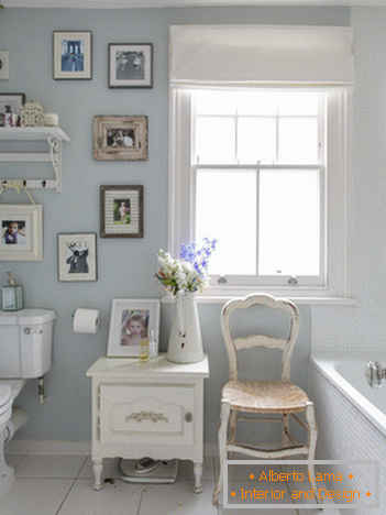 Badezimmer im Vintage-Stil