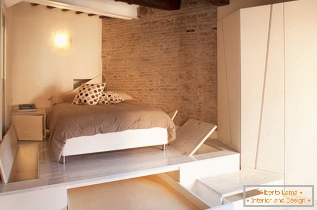Schlafzimmerwohnung vom Designstudio Archifacururing