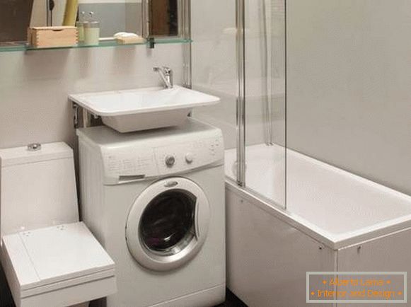 Waschmaschine im Badezimmerdesign, Foto 4