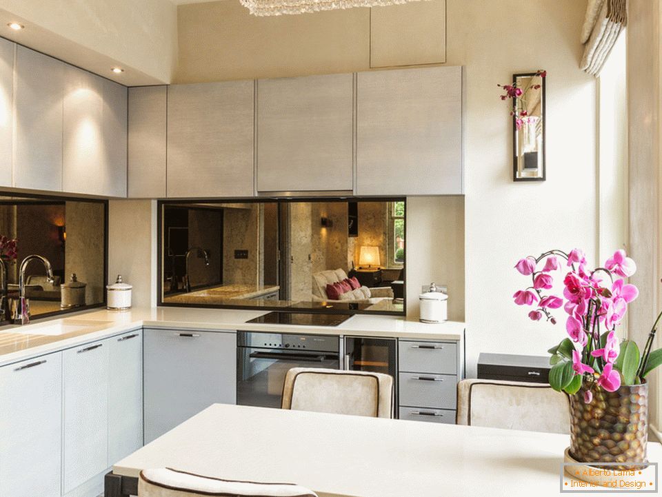 Küche stilvolle kleine Wohnung