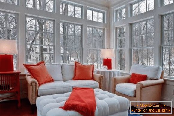Energiesparende Fenster - Foto des Wohnzimmers