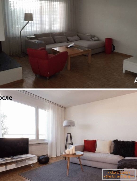 Wie schön, Möbel in der Halle zu arrangieren - Fotos vorher und nachher