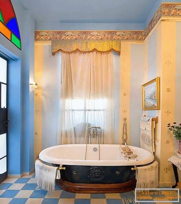 Schöne Tapeten-Tapete - Foto im Badezimmerdesign