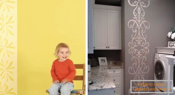 Eine breite Grenze für Tapeten im Kinderzimmer und in der Küche