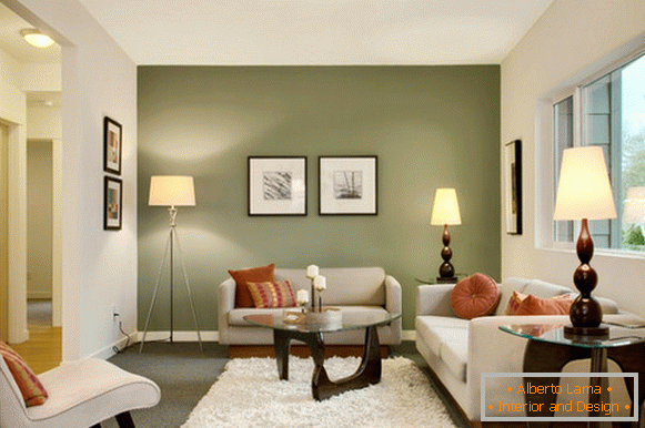 Die beste Farbe für Wände in einer Wohnung in 2016 - eine Übersicht mit Fotos