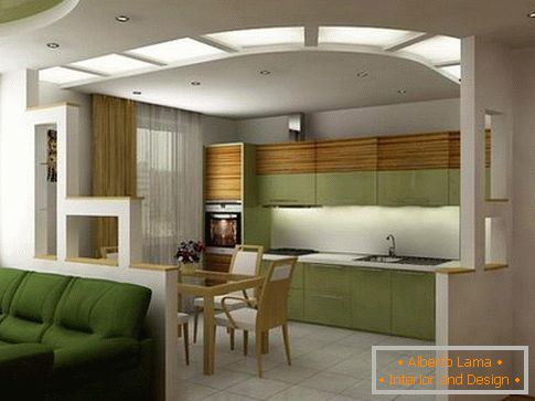 Küche Wohnzimmer mit Zoning, Foto 28