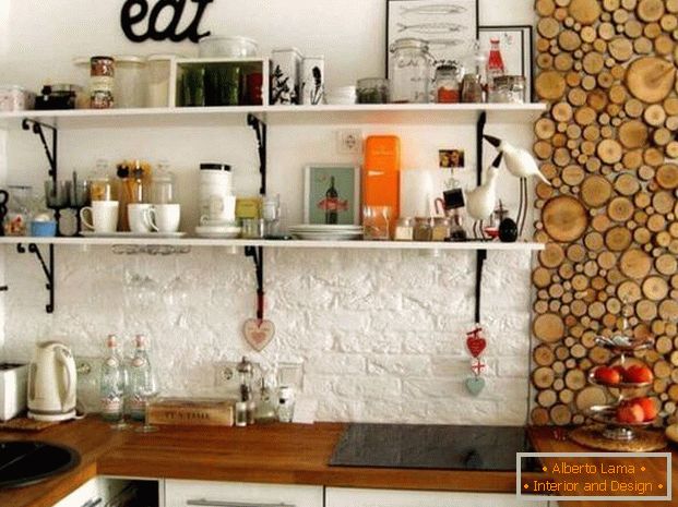 Wohnküche im modernen Stil дизайн фото