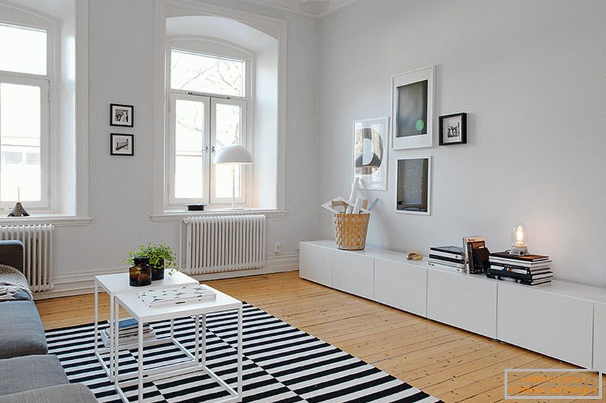 Innenraum einer Wohnung in Stockholm