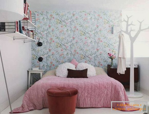 Schlafzimmer in sanften Farben