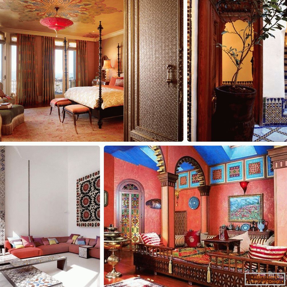 Beleuchtung и мебель для марокканского интерьера
