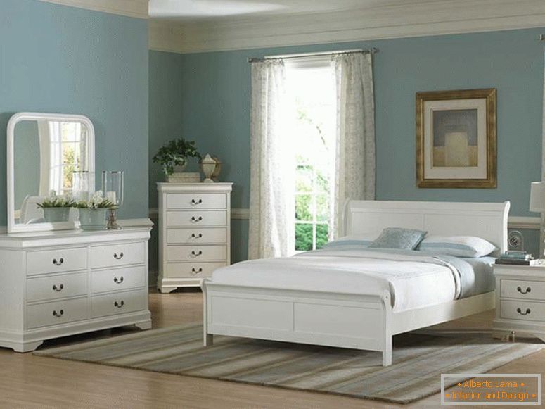 Weiß-Schlafzimmer-Möbel-Design