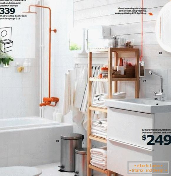 Badezimmer mit Möbeln IKEA 2015