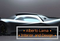 Mercedes SL GTR - ein Konzeptfahrzeug des Designers Mark Khostler