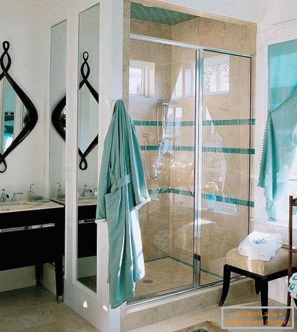 Ideen für eine Dusche im Badezimmer - eine Auswahl der besten Fotos